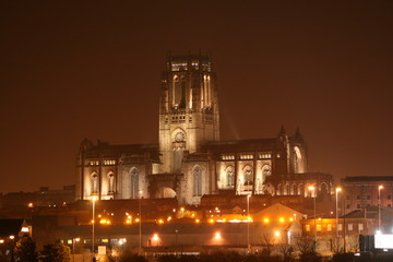 Fototapeta na wymiar Liverpool Cathedral, United Kingdom