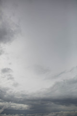 Dark sky overlay with clouds