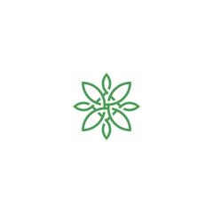 Flower logo icon
