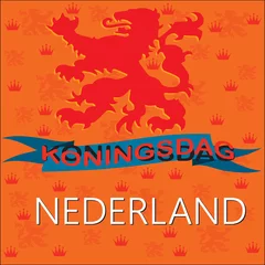Foto auf Leinwand Koningsdag kingsday nederland © sarpdemirel