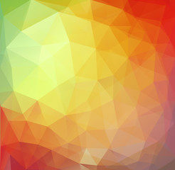 Fototapeta premium Fresh color Yellow triangle background