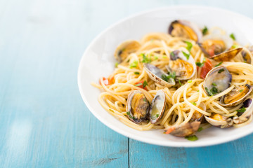 Spaghetti con vongole veraci, Mediterranean Cuisine