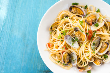 Spaghetti con vongole veraci, Mediterranean Cuisine