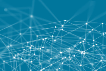 abstract network concept background 