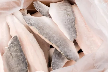Aluminium Prints Fish frozen fish