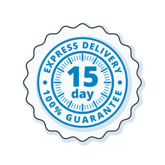 15 Day Express Delivery illustration
