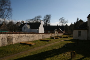 Graveyard at church in Cromarty, Scotland, Black Isle