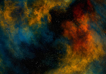 Obraz na płótnie Canvas Nebula and Star Fields in Deep Space