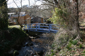Bridge in Fairy Glen, Rosemarkie, Black Isle, Scottish HIghlands