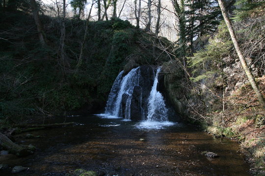 Fairy Glen Falls, Rosemarkie, Scottish Highlands, Scotland