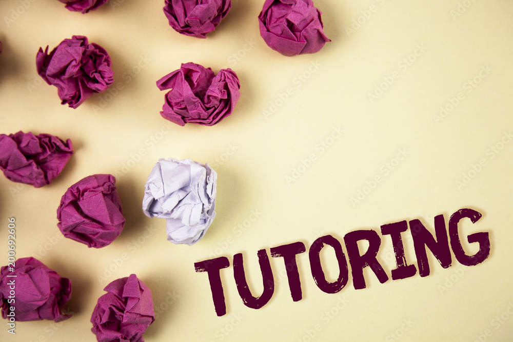 Poster writing note showing tutoring. business photo showcasing mentoring teaching instructing preparing su