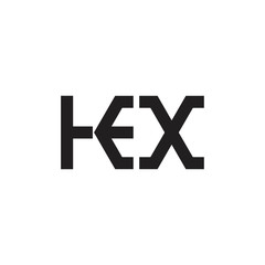 HEX letter logo