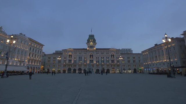 Evening view of the City Hall