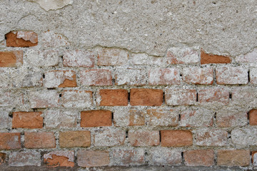 Old brick wall textures and surface