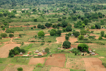 Fototapeta premium Rural Area - Uganda, Africa