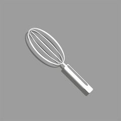 Kitchen Whisk. Vector icon.