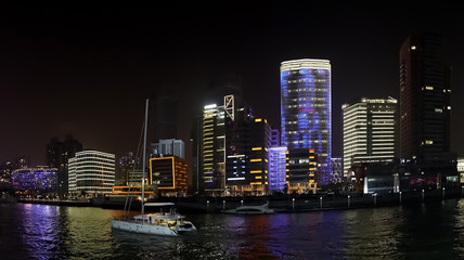 Fototapeta na wymiar Shanghai Night Skyline
