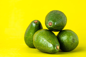 Fresh avocado, organic food, creative concept
