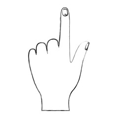 hand human index isolated icon