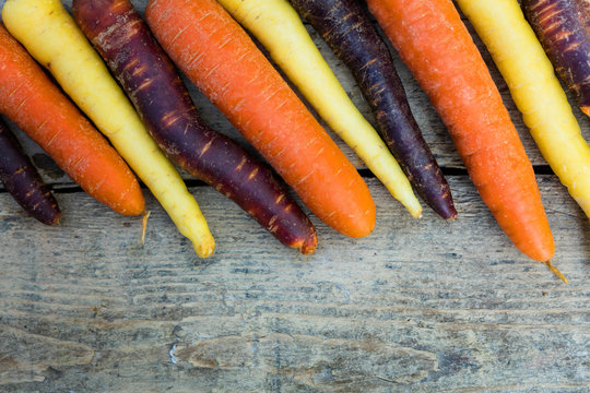 reihe buter karotten