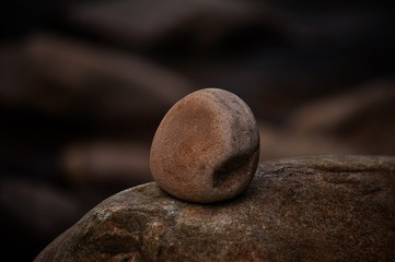 Isolated rock 