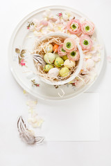Easter concept with eggs