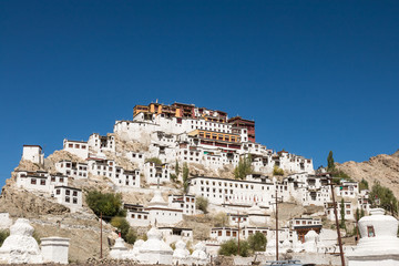 Obraz premium Thiksey Monastery (Thiksey Gompa), Leh Ladakh, Jammu and Kashmir, India