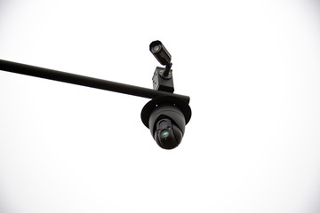 cctv monitoring street and corner