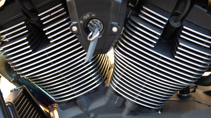 motorcycle engine exterio