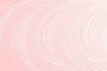 Natural soap texture. Actual millenial pink foam trace background. Artistic stylish soap suds. Cleanliness, cleanness, purity concept. Vector illustration.