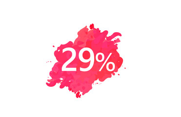 29 Percent Discount Water Color Design 