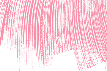 Natural soap texture. Amazing bright pink foam trace background. Artistic fetching soap suds. Cleanliness, cleanness, purity concept. Vector illustration.