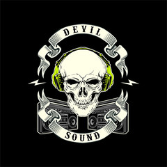 Devil sound for clothing design