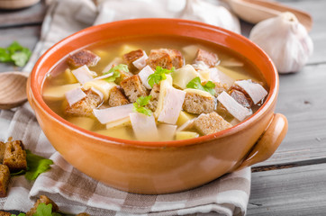 Garlic soup