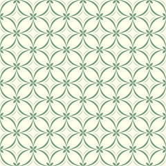 Green floral pattern