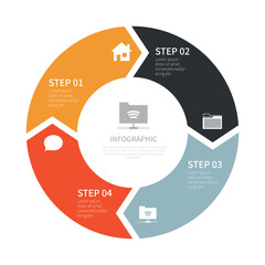 Various business infographic, infographic chart, vector infographic elements