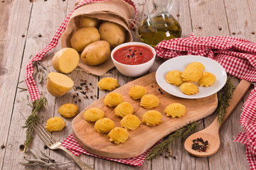 Duchess potatoes.
