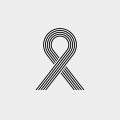 Ribbon aids symbol