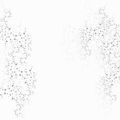Structure molecule and communication. Dna, atom, neurons. Scientific concept for your design. Connected lines with dots. Medical, technology, chemistry, science background. illustration.