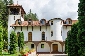 Fototapeta na wymiar Orthodox monastery Dobrun near Visegrad in Bosnia and Herzegovina 