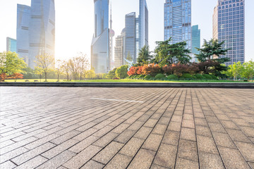 Fototapeta premium pusta podłoga w nowoczesnym budynku