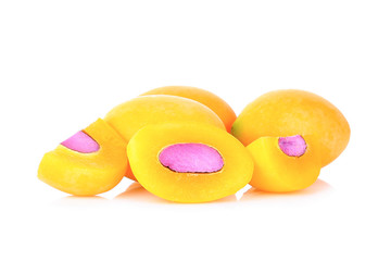 Marian Plum on white background