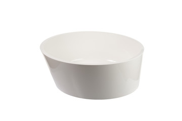 White oval washbasin