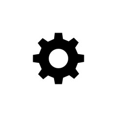 Gear flat icon