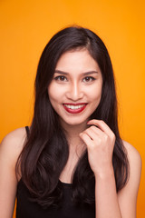 Portrait of beautiful young Asian woman