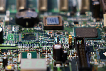 Computer Board. Electronic technology.