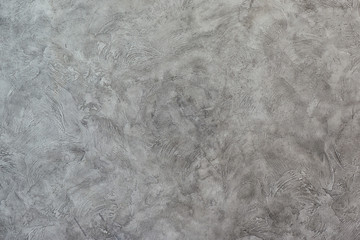 Obraz premium Texturized grey putty. Vintage or grungy background of venetian stucco texture as pattern wall.