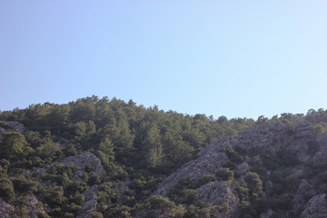 landscapes nature about Fire Mountain Yanartash in Turkey