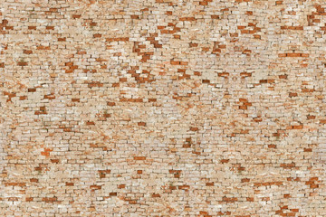 seamless texture brick wall of red old brick