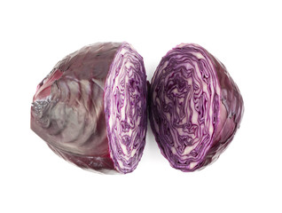 Fototapeta premium Cut of Red Cabbage